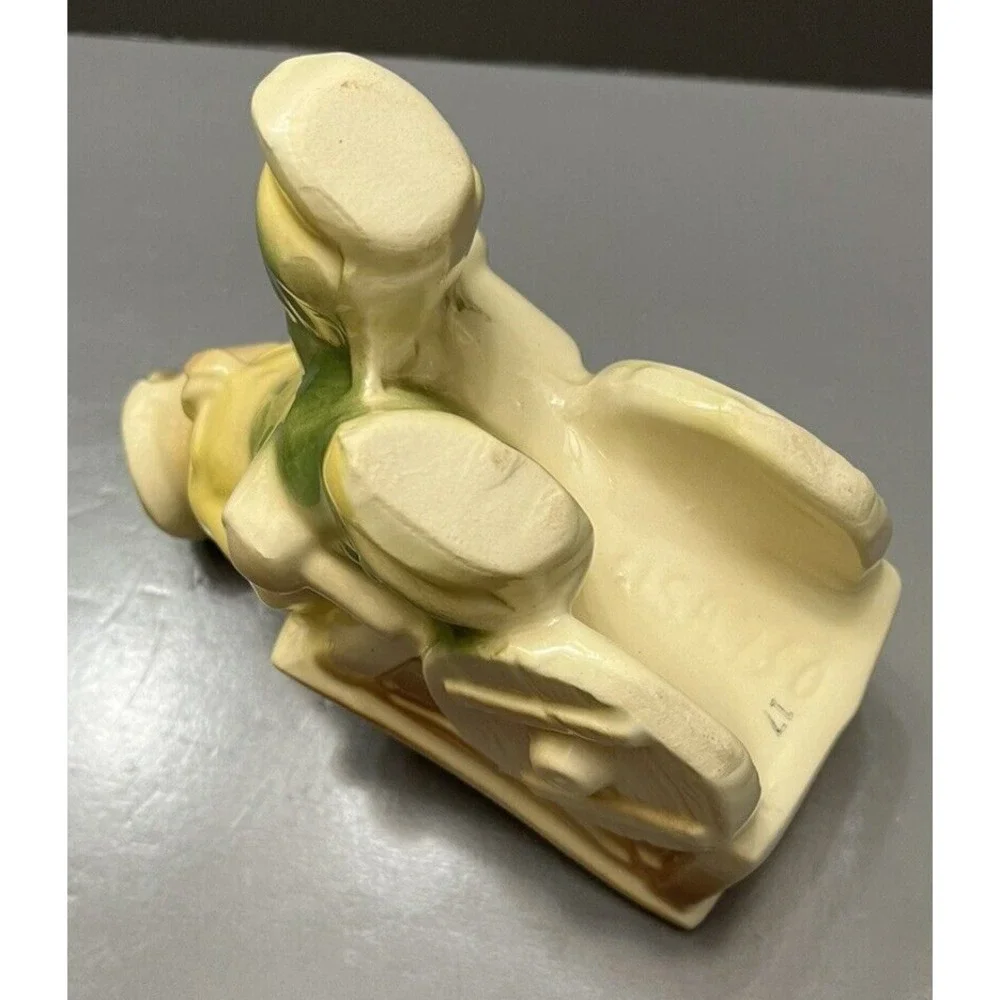 Vintage Shawnee‎ USA 750 Dutch Boy & Cart Ceramic Flower Flowers Floral Planter
